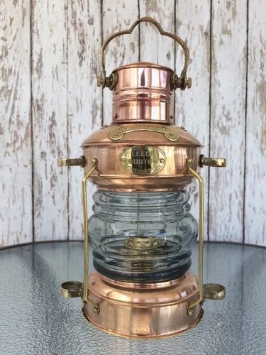 Brass copper anchor oil - &, lamp