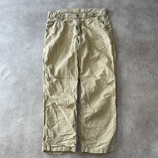 Carhartt Carpenter Trousers Mens 34" Relaxed Fit Y2K Workwear Pants Beige