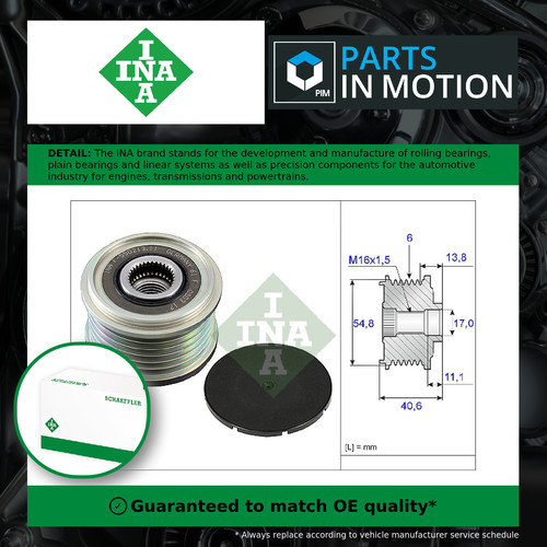 Overrunning alternator pulley - overrunning,