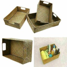 Woven Laundry Basket Seagrass