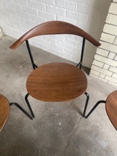 Set of four Carl Hansen & Søns CH88T Dining Chairs by Hans Wegner in Dark Oak