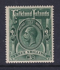 Falkland Islands GV 1921 3s