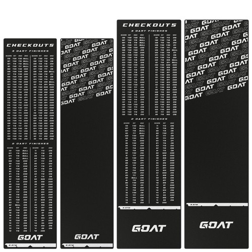 Goat darts mat size options - darts,