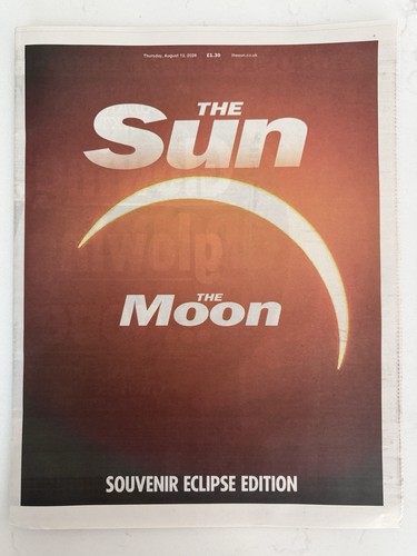 Solar eclipse the sun - uk,