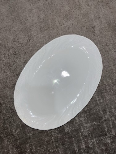 Plain white decorative serving - white,