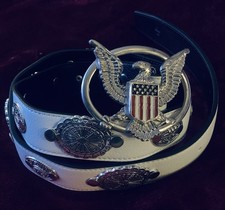 Elvis Style Silver And White