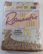 Vintage Rectella Frilled Curtains The Romantic Look New (66" x 72") See Descript