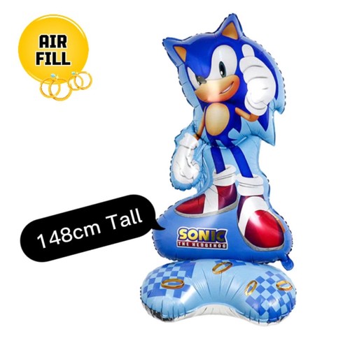 Sonic foil balloon - sonic,