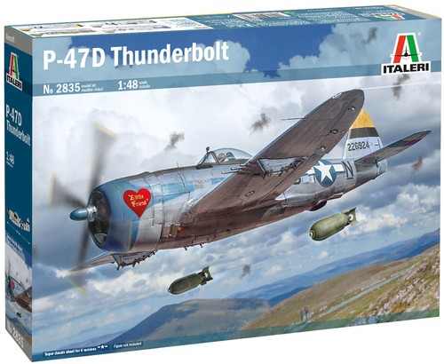 Italeri 47d thunderbolt - p-47d,