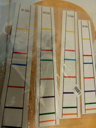 Cello fingerboard sticker - cello,