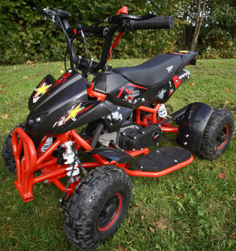50cc petrol kids - red, quad