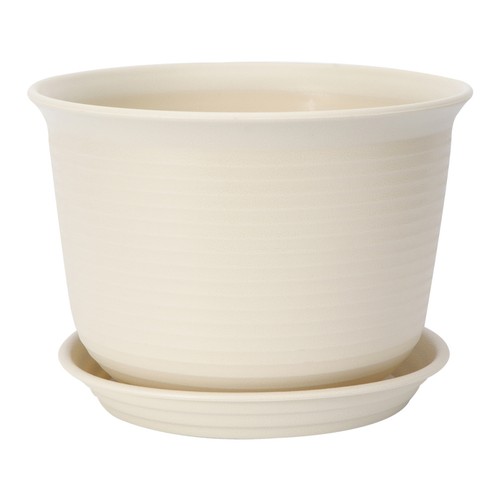Colorful plastic plant pots - plastic,