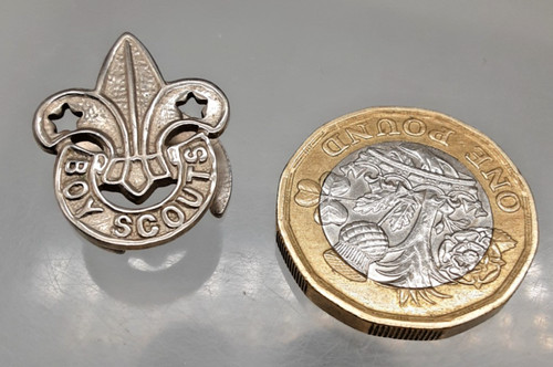 Vintage boy scouts - vintage, silver-tone