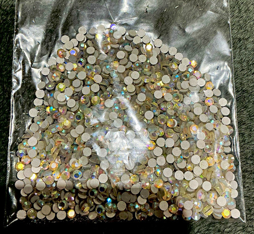 Mixed size clear - mixed, flatback