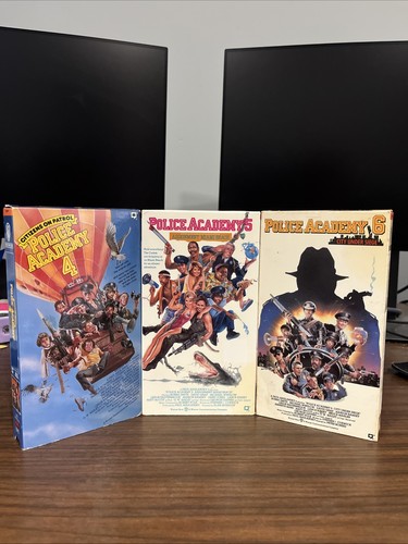 Police academy on vhs - 4,5,6,