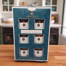 Market Place Luxury Chutney Gift Set 6 Jars Assorted Flavours Pickle & Relish