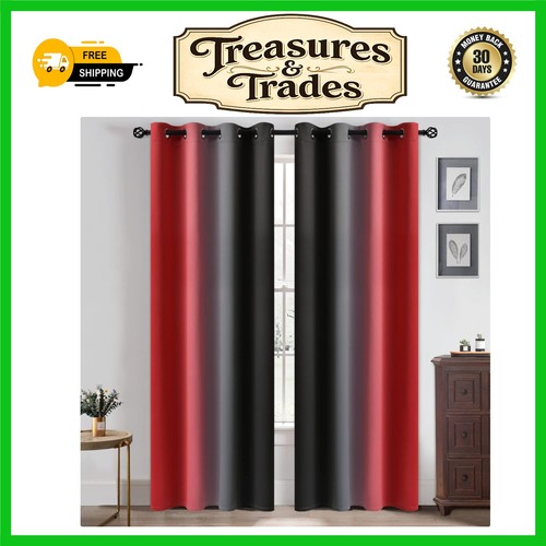Elegant ombre blackout grommet - ombre,