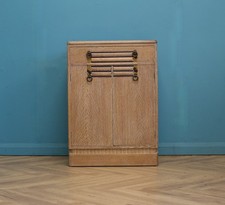 Vintage Art Deco Limed Oak