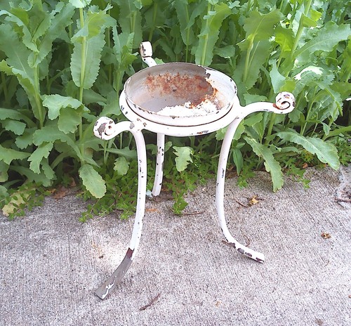 Antique french white iron - antique,