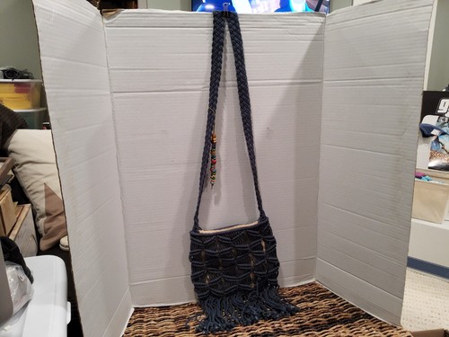 Lucky brand fringed - lucky, macrame