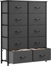 10 Drawer Fabric Chest of