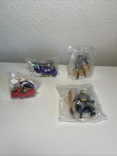 Vintage Batman Mcdonalds Toys 1993 Bundle Batman Cat Woman Robin Bike Joker Car