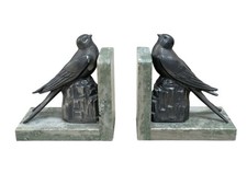 Pair Of Art Deco Spelter And