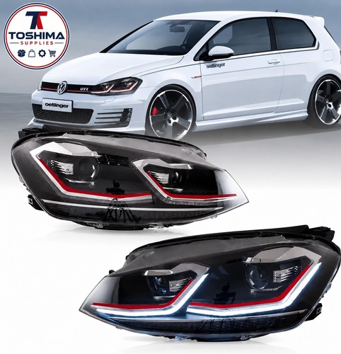 Gti red led headlights for - led,