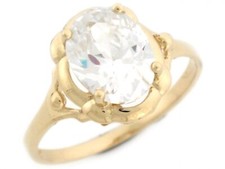 10k or 14k Yellow Gold White
