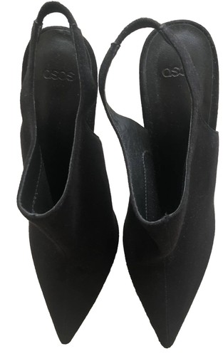 Asos womens black faux - asos, suede