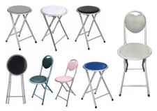 ROUND FOLDING STOOL OR WOOD