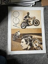 Speedprints Poster - Vintage Motorbike Racing 