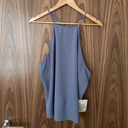 Asos blue halter neck strappy - halter,