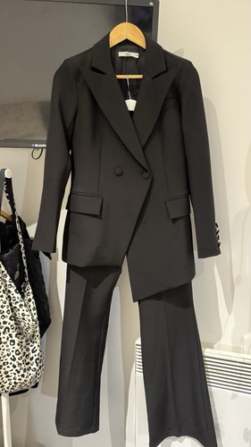 High end black suit - black, jacket