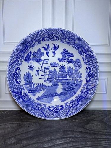 Vintage blue willow - blue,