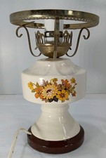 Vintage Floral Electric "Oil