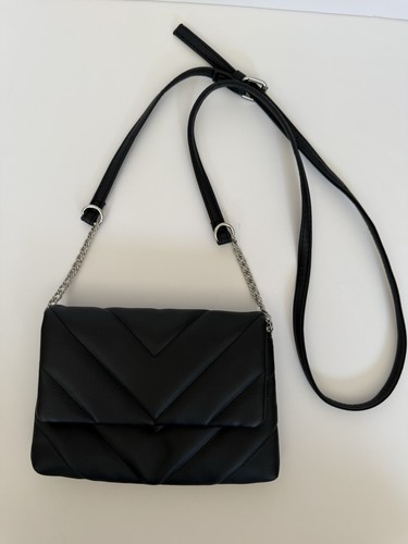 Primark black quilted shoulder - primark,