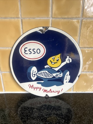Esso happy motoring oil drip - esso,