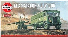 AEC MATADOR TRUCK & 5.5"GUN -
