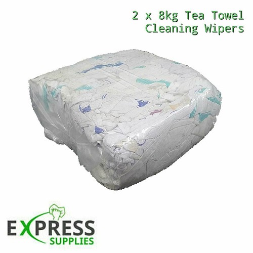 16kg tea towels cleaning rags - tea,