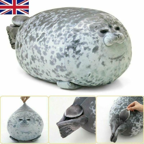 Chubby blob seal plush pillow - chubby,