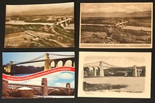 Wales Menai Bridge 4 Postcards