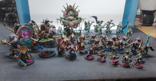 Warhammer Age of Sigmar Seraphon Lizardmen Army Custom pieces Painted