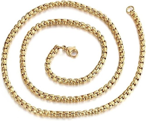 Thin gold tone chain - thin,