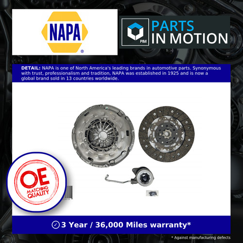 Clutch kit 240mm - ncl1109, napa