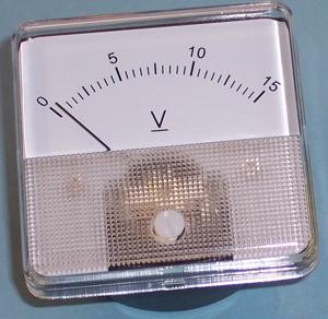 Meter moving coil 15v - moving, coil,