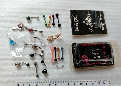 Job lot body jewellery - 25,