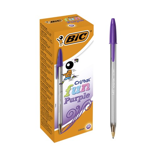 Cristal 6mm purple pens - purple,