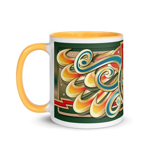 New fairground artwork mug - new,