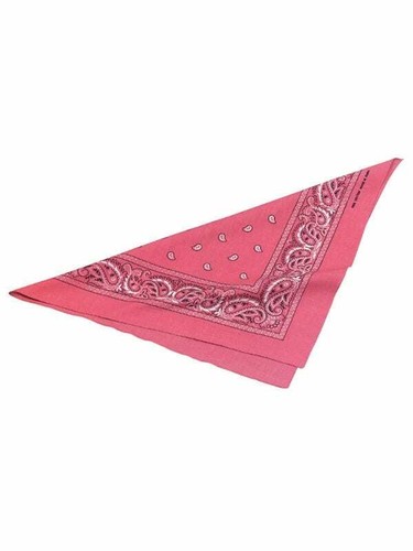 Pink bandana neckerchief - pink,